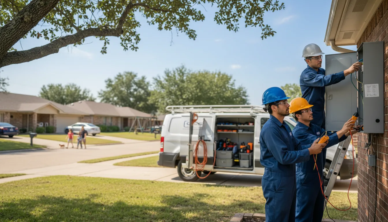 Certified electrician providing emergency electrical services in Westville, FL
